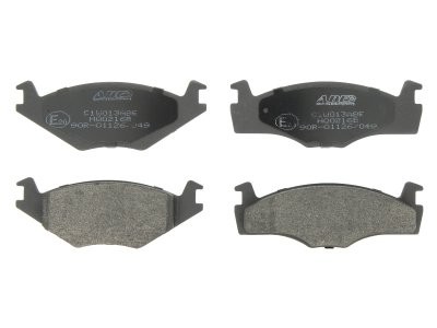 Set plăcuțe frână ABE, față ,pentru: SEAT CORDOBA, IBIZA II; VW DERBY, POLO, POLO CLASSIC, POLO II, POLO III, POLO III CLASSIC, POLO/HATCHBACK, SAVEIRO I 1.0-1.9D 08.81-10.02