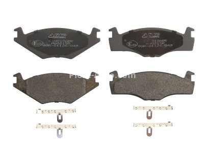 Set plăcuțe frână ABE, față ,pentru: SEAT CORDOBA, IBIZA II; VW GOLF I, GOLF II, JETTA I, JETTA II, PASSAT B1, PASSAT B2, POLO, POLO III CLASSIC, SANTANA, SAVEIRO I, SCIROCCO 1.3-2.2 05.73-09.02