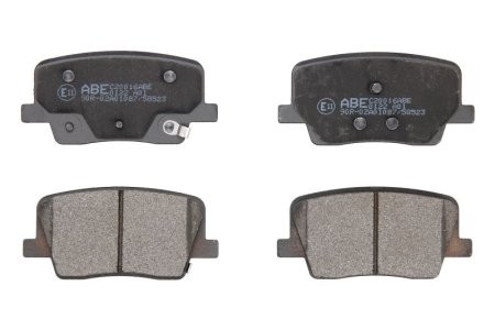 Set plăcuțe frână ABE, spate ,pentru: SSANGYONG REXTON 2.0/2.2D 07.17-