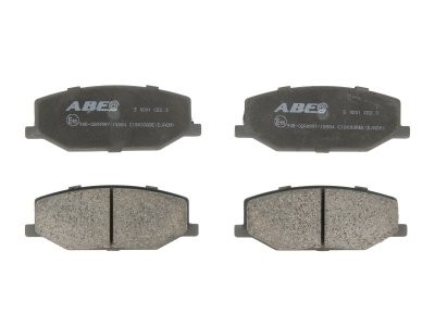 Set plăcuțe frână ABE, față ,pentru: SUZUKI JIMNY, SAMURAI, SJ410, SJ413, SUPER CARRY 1.0/1.3 09.81-