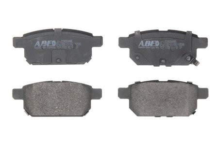 Set plăcuțe frână ABE, spate ,pentru: SUZUKI BALENO, S-CROSS, SWIFT III, SWIFT IV, SWIFT V, SX4, SX4 S-CROSS, VITARA 1.0-1.6D 04.08-
