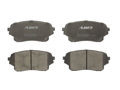 Set plăcuțe frână ABE, față ,pentru: SUZUKI GRAND VITARA I, GRAND VITARA II, SPLASH, SWIFT III, XL-7 1.2-2.7 02.01-
