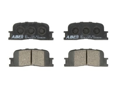 Set plăcuțe frână ABE, spate ,pentru: CHERY V5; LEXUS ES; TOYOTA CALDINA, CAMRY, HARRIER, ISIS, WISH 1.8-3.3 05.97-