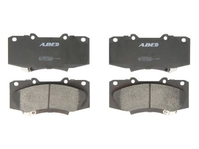 Set plăcuțe frână ABE, față ,pentru: TOYOTA FORTUNER, HILUX, HILUX VII, HILUX VIII 2.5D-3.0D 06.04-
