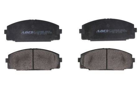 Set plăcuțe frână ABE, față ,pentru: TOYOTA CENTURY, DYNA, DYNA 150, DYNA 200, DYNA 400, GRANVIA, HIACE / COMMUTER V, HIACE III, HIACE IV, HIACE V, HILUX IV, HILUX V, PASEO 1.5-4.6D 10.82-