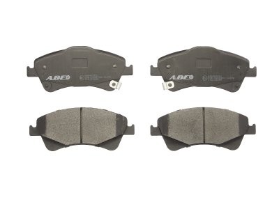 Set plăcuțe frână ABE, față ,pentru: TOYOTA ALLION II, AURIS, AVENSIS, COROLLA, NOAH/VOXY, PREMIO, RAV 4 III, URBAN CRUISER, VERSO, VERSO S 1.33-3.5 11.05-