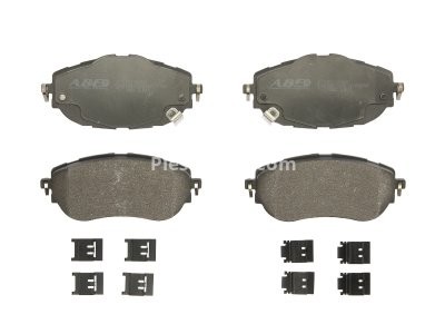 Set plăcuțe frână ABE, față ,pentru: TOYOTA AURIS, COROLLA 1.2-1.8H 07.10-08.19
