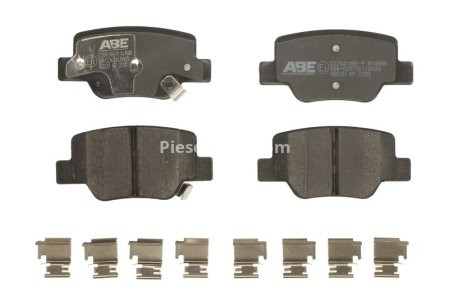 Set plăcuțe frână ABE, spate ,pentru: TOYOTA VERSO 1.6-2.2D 04.09-08.18
