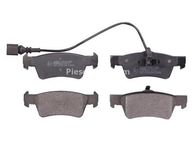 Set plăcuțe frână ABE, spate ,pentru: VW CALIFORNIA T5 CAMPER, MULTIVAN T5, TOUAREG, TRANSPORTER T5 1.9D-3.2 01.03-08.15