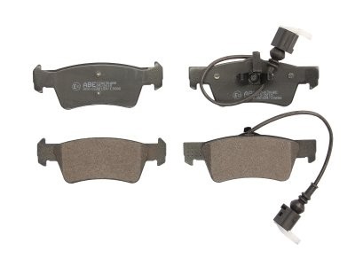 Set plăcuțe frână ABE, spate ,pentru: VW CALIFORNIA T5 CAMPER, TOUAREG, TRANSPORTER T5 1.9D-6.0 10.02-05.10