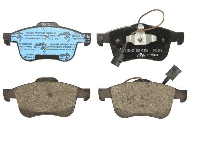 Set plăcuțe frână ATE, față , pentru: ALFA ROMEO GIULIETTA, GIULIETTA/HATCHBACK 1.4/2.0D 04.10-12.20