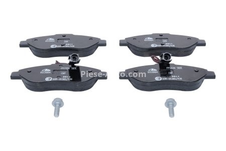 Set plăcuțe frână ATE, față (cu șuruburi ghidare etrier), pentru: ALFA ROMEO 147, 156, MITO; FIAT BRAVO II, STILO; LANCIA DELTA III, LYBRA 1.3D-2.4 02.97-10.18 3