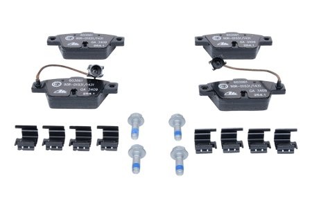 Set plăcuțe frână ATE, spate  , pentru: ALFA ROMEO MITO; FIAT BRAVO II, MULTIPLA, STILO; LANCIA DELTA III 0.9-2.4 04.99-10.18