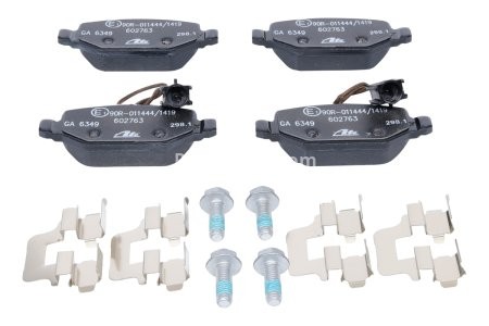 Set plăcuțe frână ATE, spate  (cu accesorii; cu șuruburi ghidare etrier), pentru: ALFA ROMEO MITO 0.9-1.6D 08.08-10.18 3