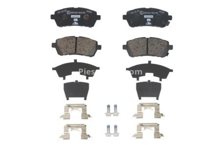 Set plăcuțe frână ATE, față , pentru: DAIHATSU MATERIA, SIRION; FORD FIESTA VI; MAZDA 2; SUBARU JUSTY IV; SUZUKI BALENO, SWIFT IV, SWIFT V 1.0-1.6D 01.05-
