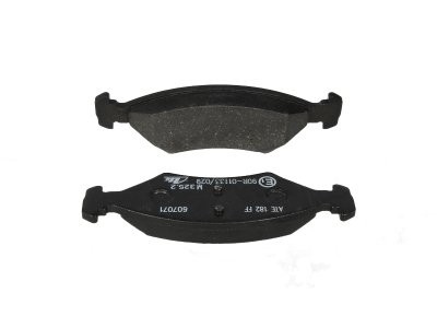 Set plăcuțe frână ATE, față , pentru: FERRARI MONDIAL; FORD ESCORT III, ESCORT III EXPRESS, ESCORT IV, ESCORT IV EXPRESS, FIESTA II, FIESTA III, FIESTA IV, FIESTA/HATCHBACK 1.0-3.2 09.80-08.03