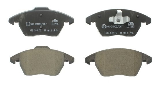 Set plăcuțe frână ATE din ceramică, față , pentru: AUDI A1; SEAT IBIZA IV, IBIZA IV SC, IBIZA IV ST, IBIZA IV/HATCHBACK; VW BEETLE, JETTA IV, JETTA VII, POLO, POLO V, POLO VIVO 1.0-2.5 03.08-