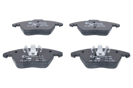 Set plăcuțe frână ATE din ceramică, față , pentru: AUDI A1; SEAT IBIZA IV, IBIZA IV SC, IBIZA IV ST, IBIZA IV/HATCHBACK; VW BEETLE, JETTA IV, JETTA VII, POLO, POLO V, POLO VIVO 1.0-2.5 03.08- 3