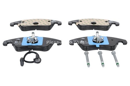 Set plăcuțe frână ATE din ceramică, față (cu accesorii; cu șuruburi ghidare etrier), pentru: AUDI A4 ALLROAD B8, A4 B8, A5 1.8-3.2 06.07-01.17 3