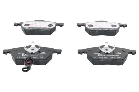 Set plăcuțe frână ATE, față , pentru: AUDI A3, TT; SEAT LEON, TOLEDO II; SKODA OCTAVIA I, OCTAVIA I/KOMBI; VW BORA, BORA I, GOLF IV, NEW BEETLE, POLO, POLO IV, POLO/KOMBI 1.2-3.2 12.95- 3