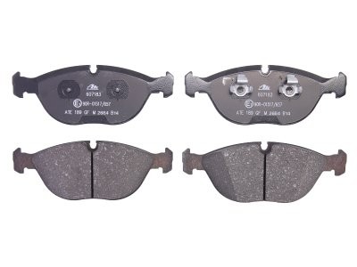 Set plăcuțe frână ATE, față , pentru: MERCEDES C T-MODEL (S202), C (W202), CLK (A208), CLK (C208), E T-MODEL (S210), E T-MODEL (S211), E (W210), E (W211), S (W220), SLK (R170) 2.7-6.8 11.94- 1