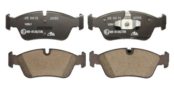 Set plăcuțe frână ATE din ceramică, față , pentru: BMW 1 (E81), 1 (E87), 3 (E90) 1.6/2.0/2.0D 06.04-12.11