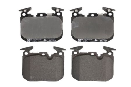 Set plăcuțe frână ATE din ceramică, față , pentru: BMW 1 (F20), 1 (F21), 2 (F22, F87), 2 (F23), 3 (F30, F80), 3 (F31), 3 GRAN TURISMO (F34), 4 (F32, F82), 4 (F33, F83) 1.5-3.0D 07.11-