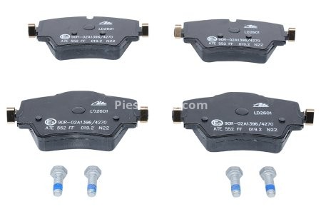 Set plăcuțe frână ATE din ceramică, față , pentru: BMW 1 (F40), 2 (F45), 2 (G42, G87), 2 GRAN COUPE (F44), 2 GRAN TOURER (F46), 2 GRAN TOURER VAN (F46), 3 (G20, G80, G28), 3 (G21) 1.5-2.0H 11.13- 3