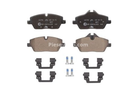 Set plăcuțe frână ATE din ceramică, față , pentru: BMW 2 (F45); MINI (F55), (F56), (F57), CLUBMAN (F54) 1.2-Electric 09.13-