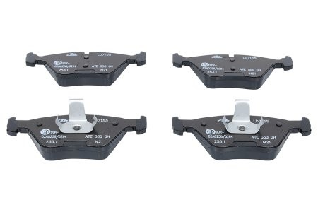 Set plăcuțe frână ATE din ceramică, față , pentru: BMW 3 (E46), X3 (E83), Z4 (E85), Z4 (E86); MG MG ZT, MG ZT- T 2.0-4.6 10.99-12.11 3