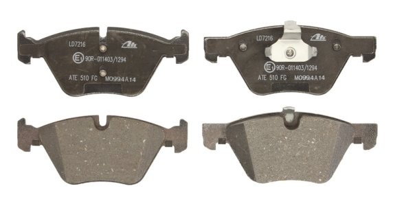 Set plăcuțe frână ATE din ceramică, față , pentru: BMW 3 (E90), 3 (E91), 3 (E92), 3 (E93), X1 (E84), Z4 (E89) 1.6-3.0D 12.04-08.16