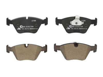 Set plăcuțe frână ATE din ceramică, față , pentru: BMW 5 (E39) 2.0-3.5 09.95-05.04