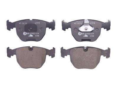Set plăcuțe frână ATE din ceramică, față , pentru: BMW 5 (E39), 7 (E38), X3 (E83), X5 (E53) 2.0-4.4 03.94-08.11