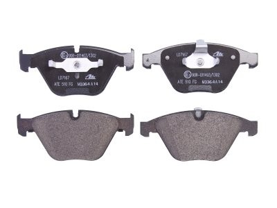 Set plăcuțe frână ATE din ceramică, față , pentru: BMW 5 (E60), 5 (E61), 6 (E63), 6 (E64), 7 (E65, E66, E67) 2.0-4.0 11.01-12.10