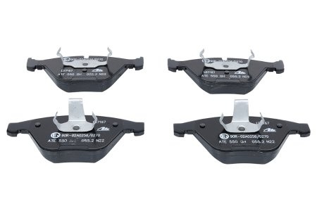 Set plăcuțe frână ATE din ceramică, față , pentru: BMW 5 (E60), 5 (E61), 6 (E63), 6 (E64), 7 (E65, E66, E67) 2.0-4.0 11.01-12.10 3