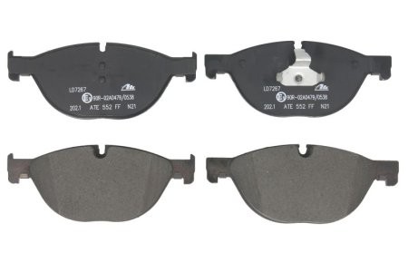 Set plăcuțe frână ATE din ceramică, față , pentru: BMW 5 (F10), 5 (F11), 5 GRAN TURISMO (F07), 7 (F01, F02, F03, F04) 2.0-3.0D 02.08-02.17