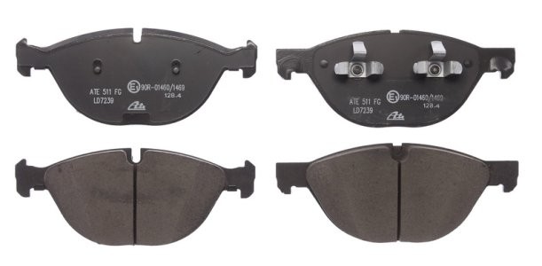Set plăcuțe frână ATE din ceramică, față , pentru: BMW X5 (E70), X6 (E71, E72), X6 (F16, F86) 3.0-4.8 10.06-07.19 1
