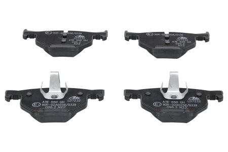 Set plăcuțe frână ATE din ceramică, spate , pentru: BMW X5 (E70), X5 (F15, F85), X6 (E71, E72), X6 (F16, F86) 2.0-3.0D 10.06-07.19 3