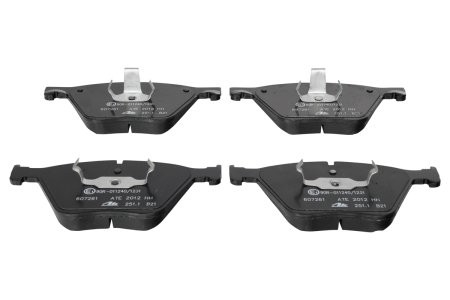 Set plăcuțe frână ATE, față , pentru: BMW 5 GRAN TURISMO (F07), 7 (F01, F02, F03, F04), X5 (E70), X5 (F15, F85), X6 (E71, E72), X6 (F16, F86) 3.0D-6.0 10.07-07.19 3