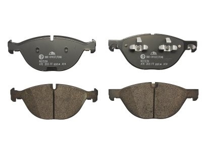 Set plăcuțe frână ATE, față , pentru: BMW X5 (E70), X6 (E71, E72), X6 (F16, F86) 3.0-4.8 10.06-07.19 1