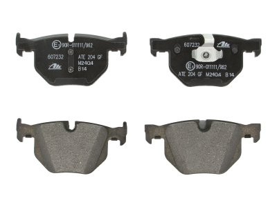 Set plăcuțe frână ATE, spate  , pentru: BMW X5 (E70), X5 (F15, F85), X6 (E71, E72), X6 (F16, F86) 2.0-3.0D 10.06-07.19 1