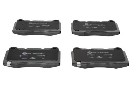 Set plăcuțe frână ATE, față , pentru: CHEVROLET CORVETTE; CHRYSLER 300C; DODGE CHALLENGER, CHARGER; HONDA CIVIC IX, CIVIC X; MITSUBISHI CARISMA, LANCER VI 1.4-Electric 01.98- 3
