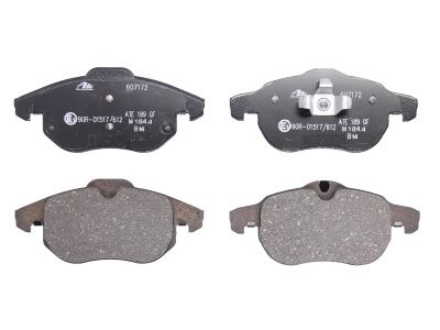 Set plăcuțe frână ATE, față , pentru: CHEVROLET VECTRA; FIAT CROMA, CROMA/KOMBI; OPEL ASTRA H, ASTRA H GTC, SIGNUM, VECTRA C, VECTRA C GTS, ZAFIRA B; SAAB 9-3, 9-3X 1.6-3.2 02.98-02.15