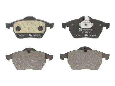 Set plăcuțe frână ATE, față , pentru: CHEVROLET VECTRA; OPEL CALIBRA A, VECTRA B; SAAB 900 II, 9-5 1.6-3.0D 08.91-12.09