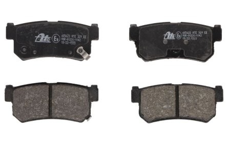 Set plăcuțe frână ATE, spate  , pentru: CHEVROLET CAMARO, CORVETTE; DAEWOO REXTON; SSANGYONG ACTYON I, ACTYON SPORTS I, ACTYON SPORTS II, KYRON, REXTON / REXTON II 2.0D-5.7 10.84-