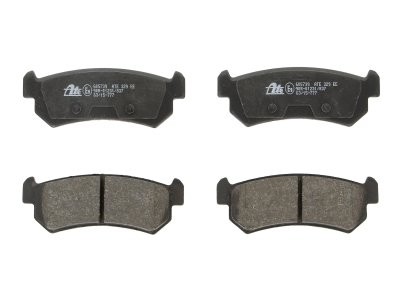 Set plăcuțe frână ATE, spate  , pentru: CHEVROLET LACETTI, NUBIRA, REZZO; DAEWOO LACETTI, NUBIRA, TACUMA / REZZO 1.4-2.0D 05.97-