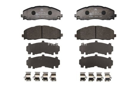 Set plăcuțe frână ATE, față , pentru: CHRYSLER PACIFICA; DODGE GRAND; FIAT FREEMONT; JEEP WRANGLER IV; LANCIA VOYAGER 2.0-3.6LPG 08.11-