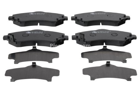 Set plăcuțe frână ATE, față (cu un tampon de amortizare), pentru: CHRYSLER TOWN & COUNTRY; DODGE GRAND; JEEP CHEROKEE, WRANGLER III 2.8D-4.0 04.07- 3