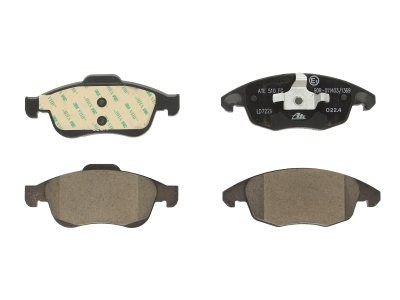 Set plăcuțe frână ATE din ceramică, față , pentru: DS DS 4, DS 5; CITROEN BERLINGO, BERLINGO MULTISPACE, BERLINGO/MINIVAN, C4 GRAND PICASSO I, C4 II, C4 PICASSO I, DS4, DS5 1.2-Electric 07.05-