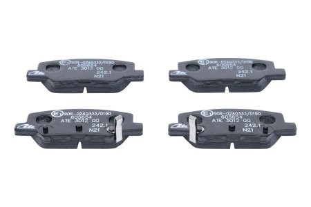 Set plăcuțe frână ATE, spate  , pentru: CITROEN C4 AIRCROSS; MAZDA 6, 6/KOMBI; MITSUBISHI ASX, OUTLANDER III; PEUGEOT 4008 1.6-3.0 02.10- 3